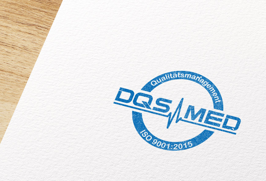 DQS MED Siegel (Qualitätsmanagement ISO 9001:2015)